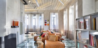 Stylish and Eclectic Design with Broken Glass Floor of Lab LZ for Casa Cor Rio 2015 by Giselle Taranto Architecture