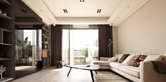 “Sun from the West Coast” Contemporary Apartment in Taipei by Alfonso Ideas