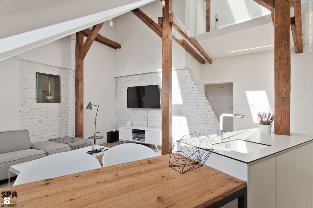 Attic Interior Design Of An Apartment In Gliwice By Superpozycja Inspiration Apartment Design Blog Attic Interior Design Of An Apartment In Gliwice By Superpozycja Inspiration Apartment Design Blog