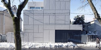 Villa Criss-Cross Envelope Located in Ljubljana by OFIS Architects