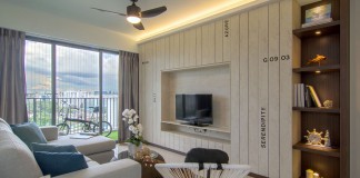 Beach house urban apartment in Singapore by Vievva Designers