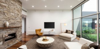 Modern Marsh House with views of the Lerderderg State Park Ranges by LSA Architects