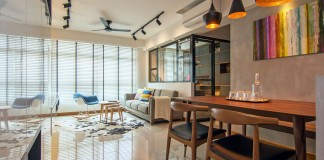 Stylish apartment for young couple in Singapore by Vievva Designers