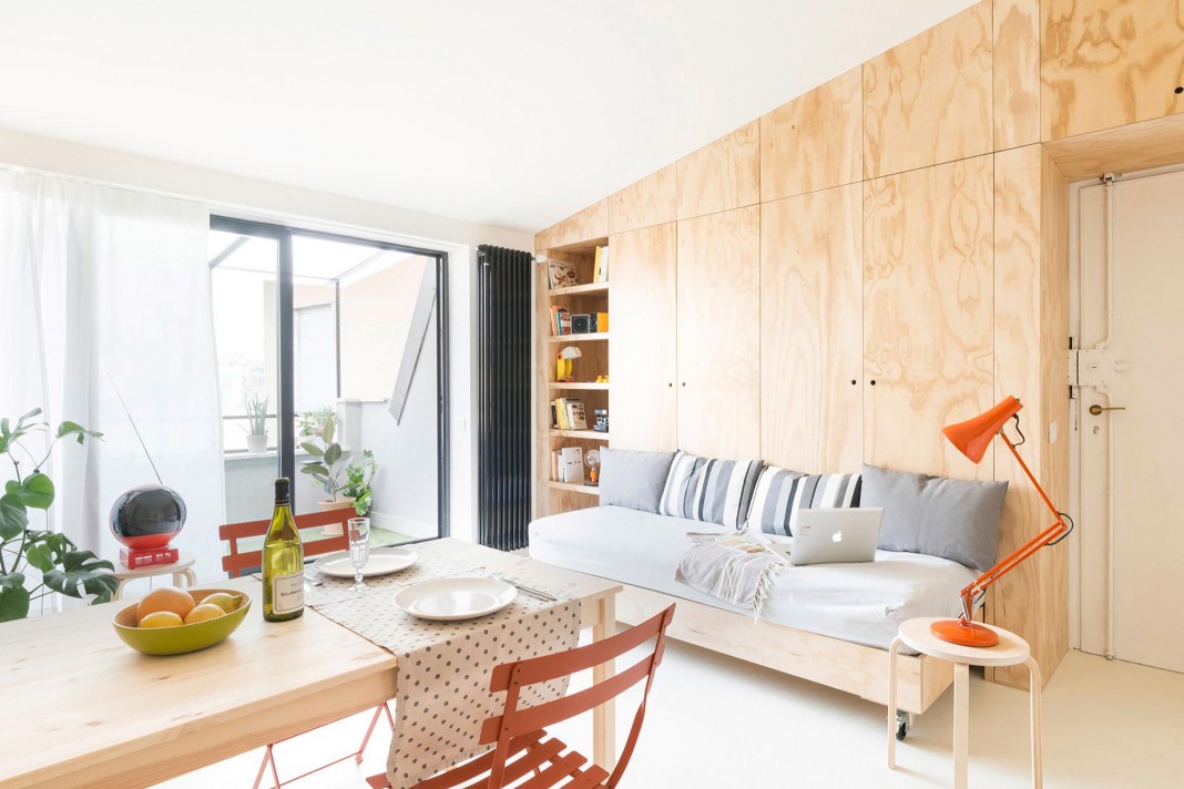 Apartments Design Ideas Batipin Small Flat By Studiowok
