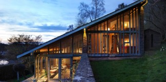 Ansty Plum House + Studio in rural Wiltshire by Coppin Dockray