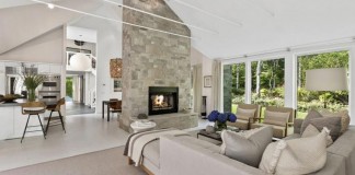 Contemporary redesign of traditional Peters Path House in East Hampton by Bruce D. Nagel