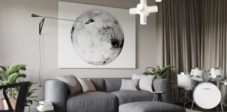 Erneta Apartment located in Kiev and visualized by S&T architects