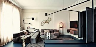 French Metal Rack Apartment in Paris by UdA Architetti