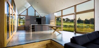YH2 Architecture design the Les Jumelles, two small buildings linked in order to create a single family holiday house