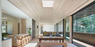 Mork-Ulnes Architects design Troll Hus, a 5 bedroom ski cabin in Sugar Bowl Ski Resort