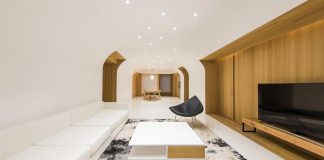 Three storey contemporary Haitang Villa in the Chaoyang District of Beijing designed by ARCHSTUDIO