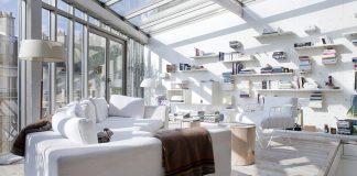 LK contemporary pale colour Loft in Paris designed by Olivier Chabaud Architectes