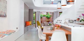 Scenario Architecture redesigned this victorian Canfield Gardens townhouse into modern home