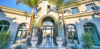 Belgian interior designer Maxime Jacquet designed the interiors of a 10,000-square-foot french contemporary property in Beverly Hills