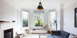 PG Residence: a red-brick detached property in London with contemporary interior look design