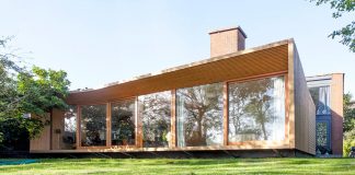 Old bungalow gets a modern renovation by maximizing the use of light, sun and restful views