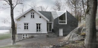Slate extension sits like a rock next to its’ twin and protects him from the strong sea wind