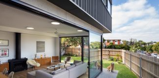 St Kilda East Townhouses includes two typical dwellings for three family generations