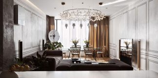 Eclectic skyline apartment in Kiev by Sergey Makhno