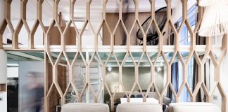 Three level Milan contemporary apartment designed with a great attention for details