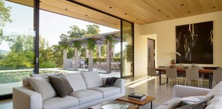 Indoor and outdoor living and to take advantage of the beautiful views of Mt. Tam and the Marin hills