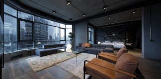 Charismatic darken apartment in Kiev designed by YoDezeen