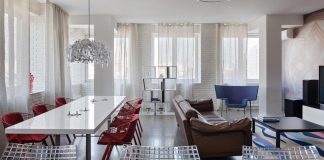 Chic apartment designed for a young family with two children in Minsk, Belarus