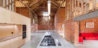 Church Hill large barn of cathedral-like proportions gets a eco contemporary renovation