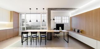 Clean and simple design for a multifunctional space allowing future modifying possibilities