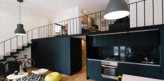 Córdoba-Flat: cozy spaces and a spacious public area with double height