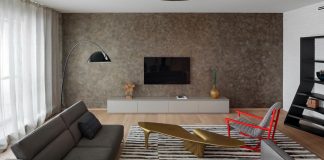 Spacious apartment designed in a clean and simple way for a young family