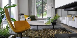 Stylish contemporary two-storey house designed by Claude Cartier Studio in Lyon