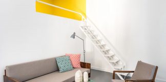 Chic 3in1 apartment designed with a touch of vivid colours by batlab architects