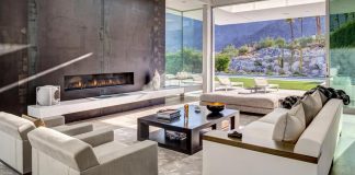 One story modern Palm Springs open house by Cioffi Architect