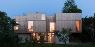 Villa Holtet project creates an inner landscape and a natural quality to the enjoyment of residents