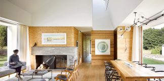 Compass House designed as a weekend home for a family