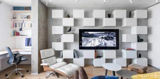 Minimalist apartment for a creative couple in Moscow by Megabudka