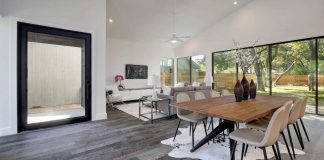 Open, airy, and light-filled interior spaces each forming an intimate connection to the outdoors