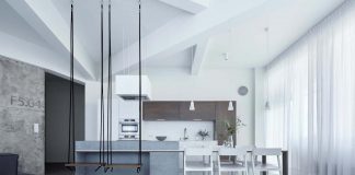 Restore the industrial ambiance of the place and suppress the impact of the windows