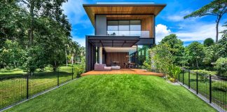 Design of House 24 that takes advantage of views from the surrounding greenery
