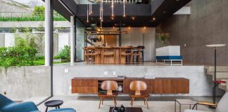 The design of a house for a young family which gives a unique view of São Paulo, Brasil