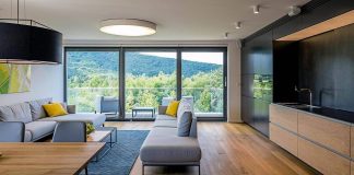 Villa Vista large bright open space apartment in Bratislava by RULES Architects