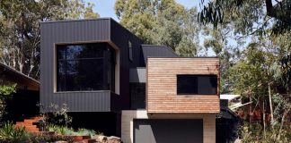 Blackburn modular family home nestled amongst the gums and designed by ArchiBlox