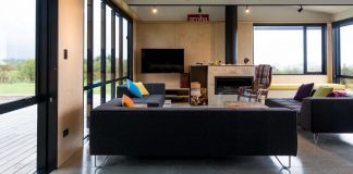 Holiday home in New Zealand which reflects a place where the owners could escape