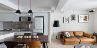 Example of what can be done with a limited space in order to create an complete apartment