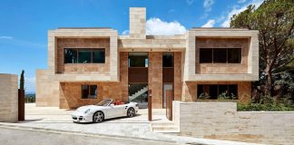 Roca Grossa modern beige villa with a touch of Mediterranean style by Piramide Grup