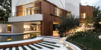 New house built on the old structures for weekends gathering and spending time with friends