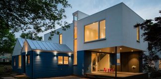 Renovation including new expansive windows which frame stunning views