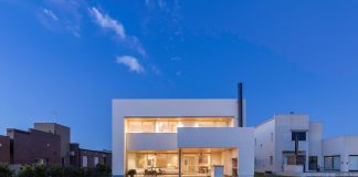 Stunning design of permanent housing of a family of four members