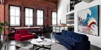 Inspiring industrial brick apartment designed by Design + Diplomacy in Melbourne